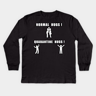 Social distancing Kids Long Sleeve T-Shirt